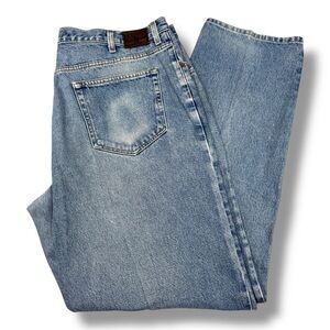 Vintage Y2K Chaps Ralph Lauren Jeans Men's 40x34 Straight Leg Blue Denim (READ)